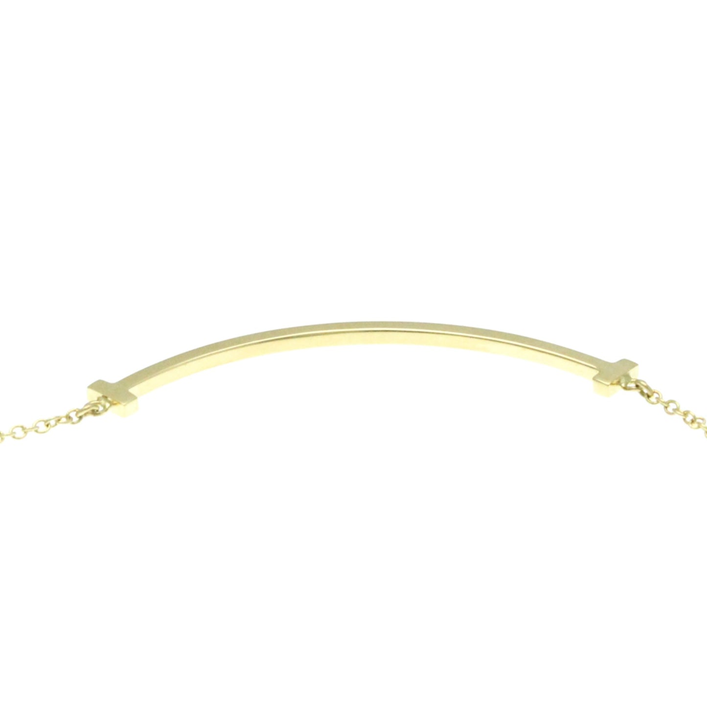 Tiffany & Co T Smile, Gold, Yellow Gold, necklace