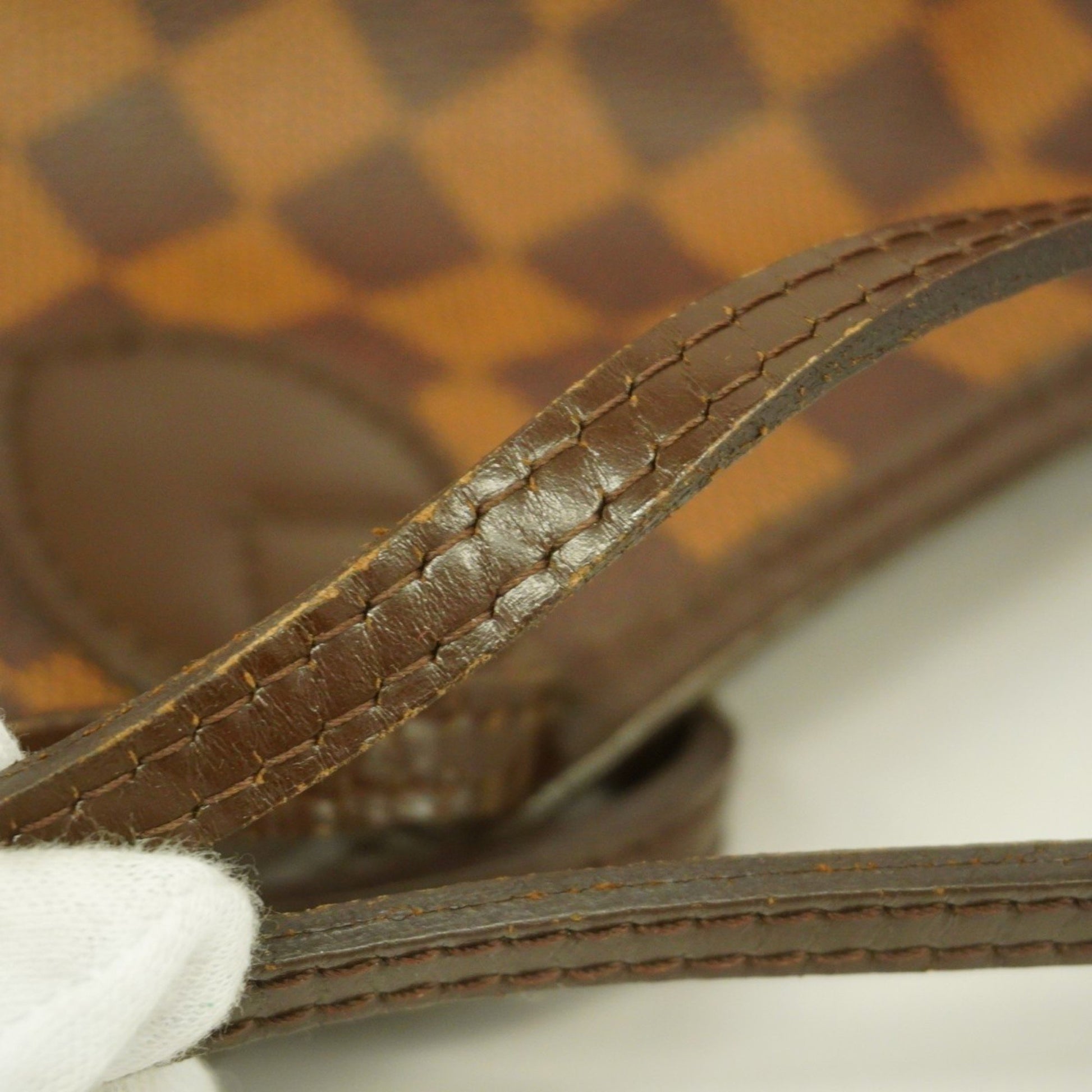 Louis Vuitton Neverfull MM, Brown, Canvas, tote