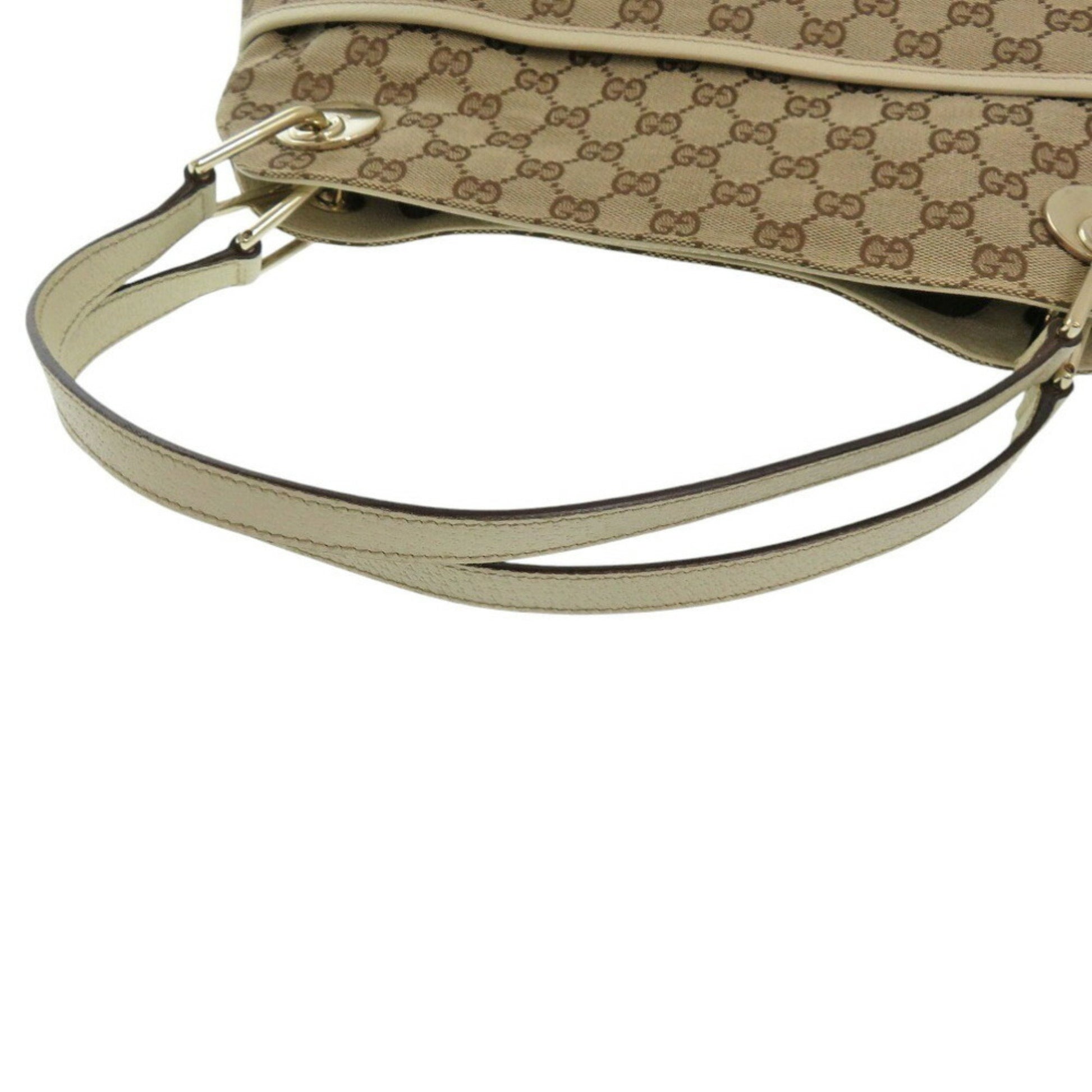Gucci, Brown, Canvas, tote