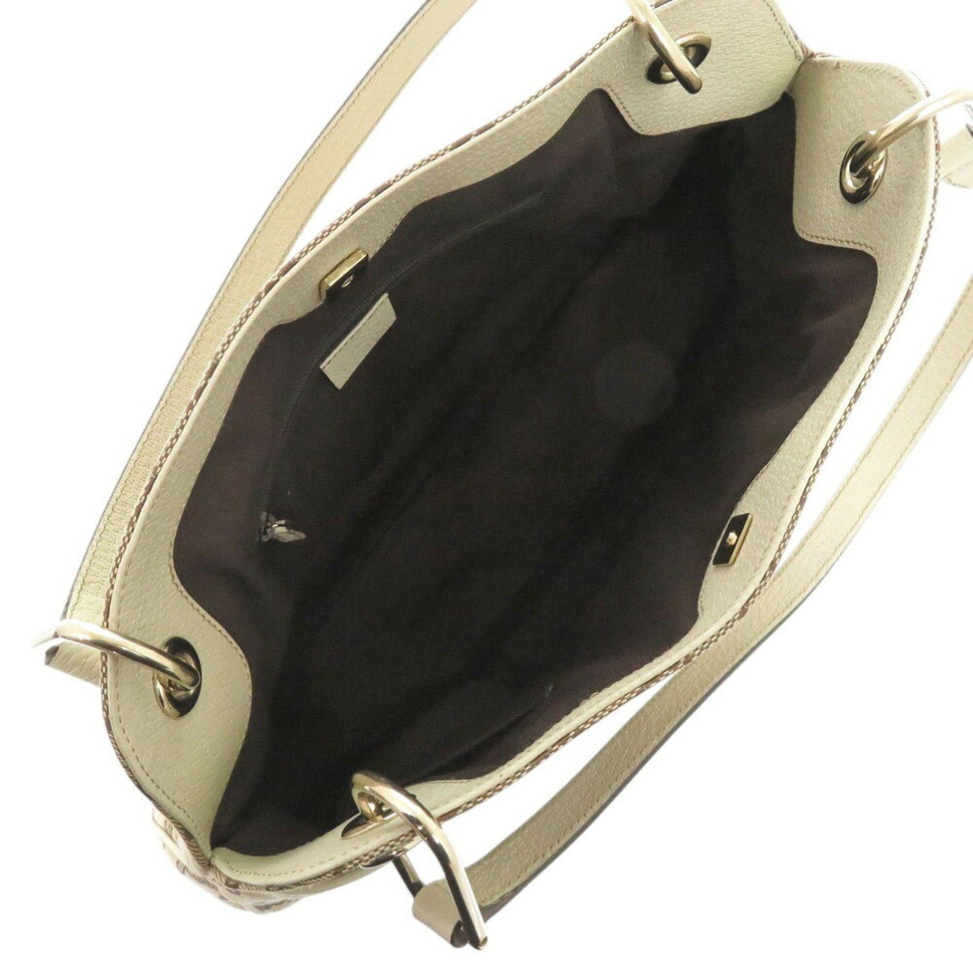Gucci, Brown, Canvas, tote
