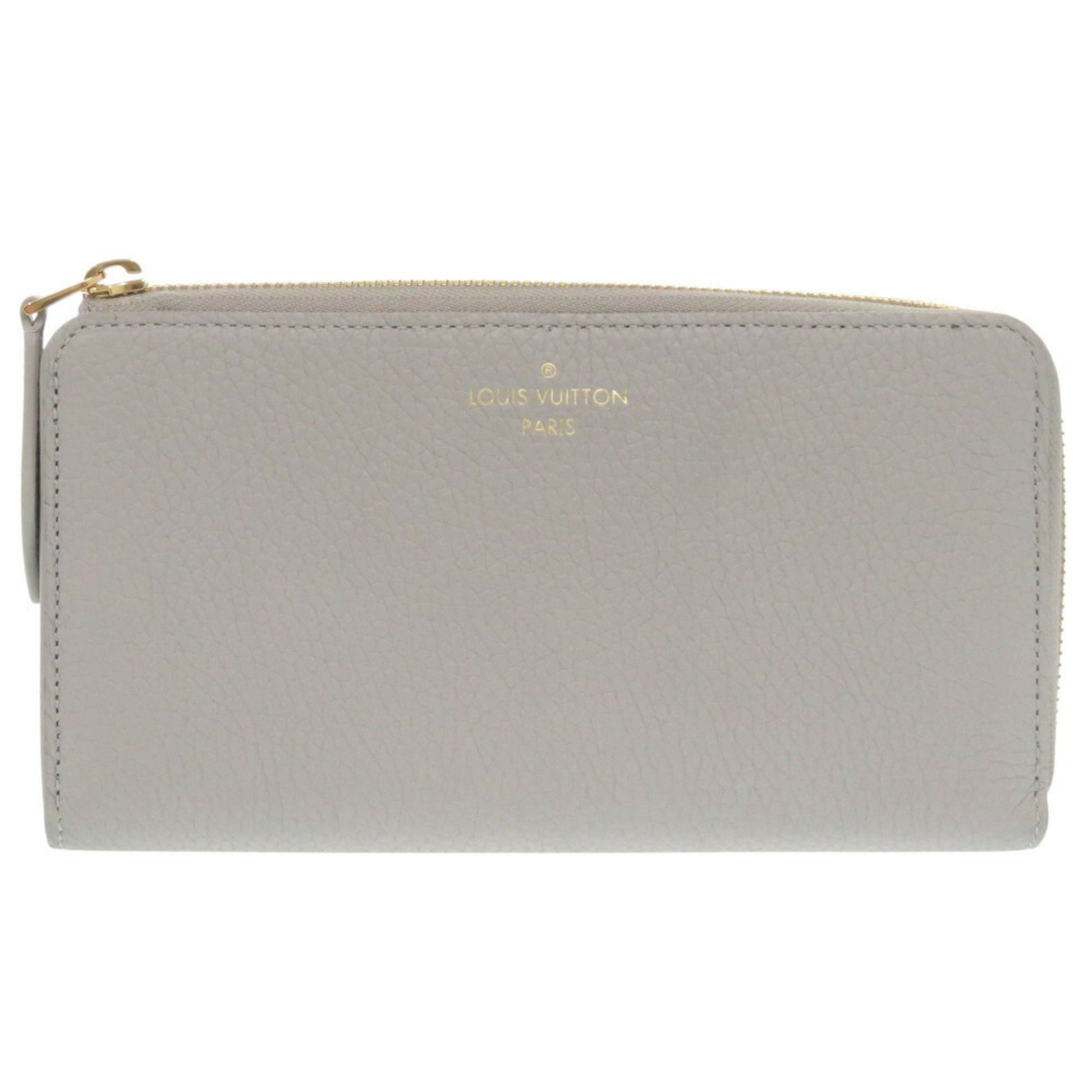 Louis Vuitton Portefeuille comète, Grey, Leather, wallet