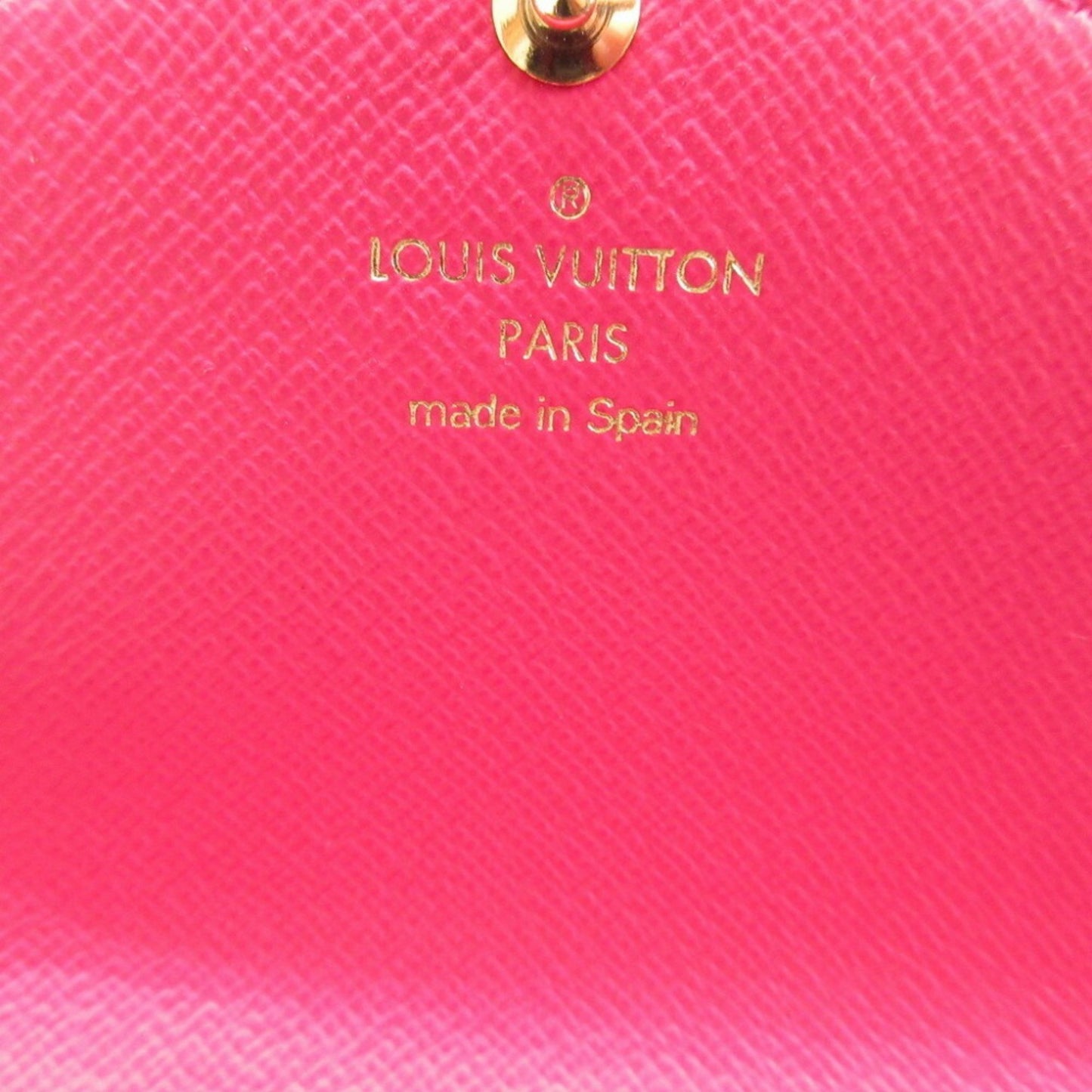 Louis Vuitton Portefeuille Sarah, Brown, Canvas, wallet