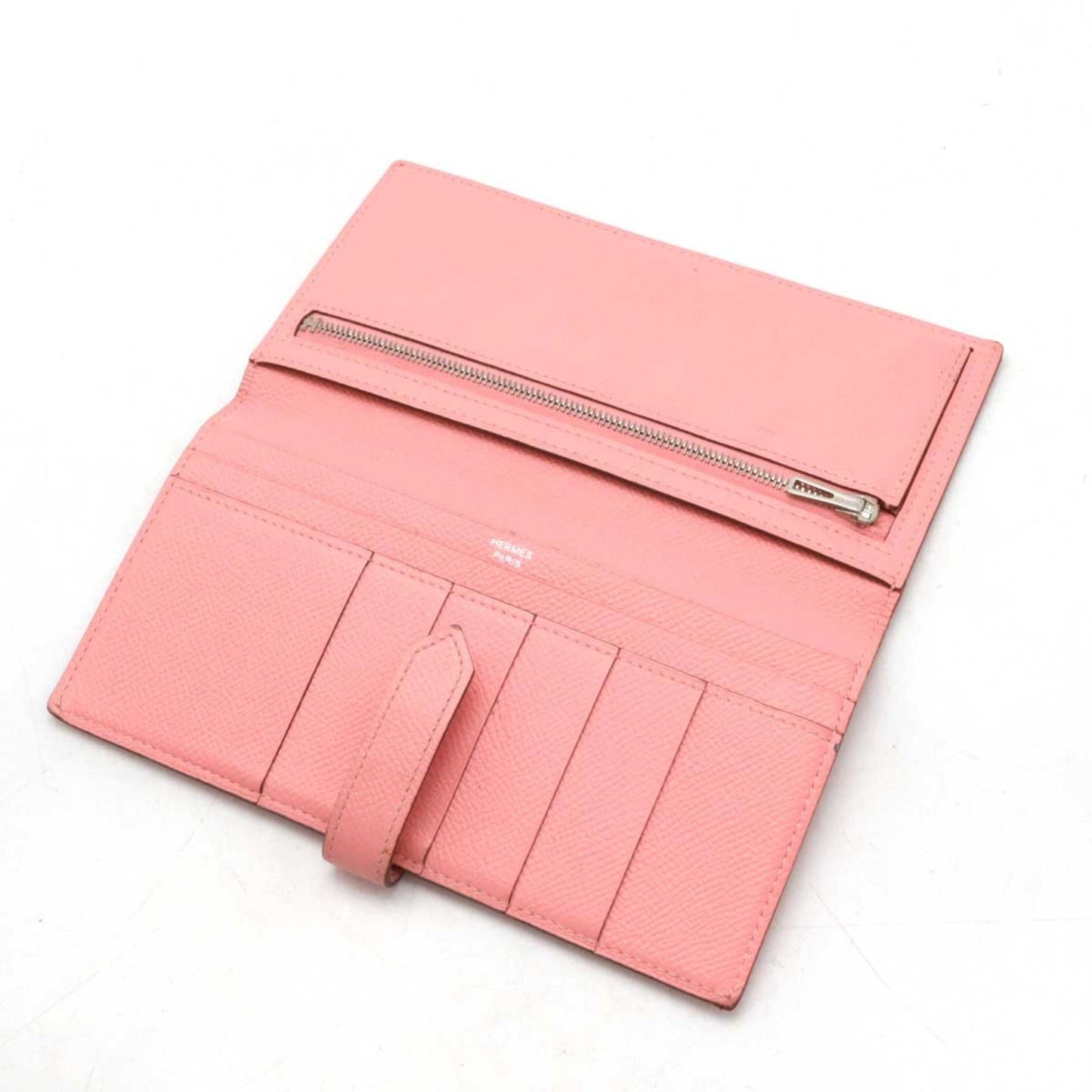 Hermès Béarn, Pink, Leather, wallet