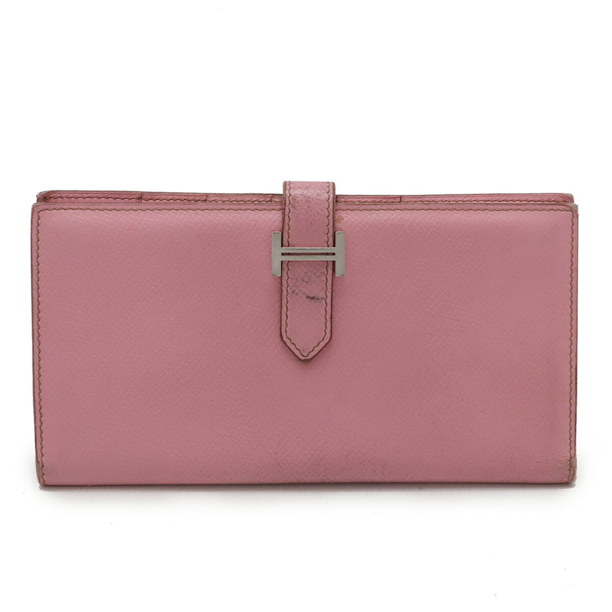 Hermès, Pink, Leather, wallet