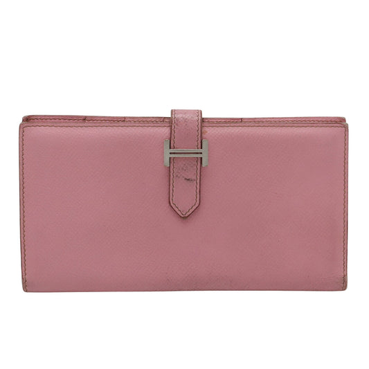 Hermès, Pink, Leather, wallet