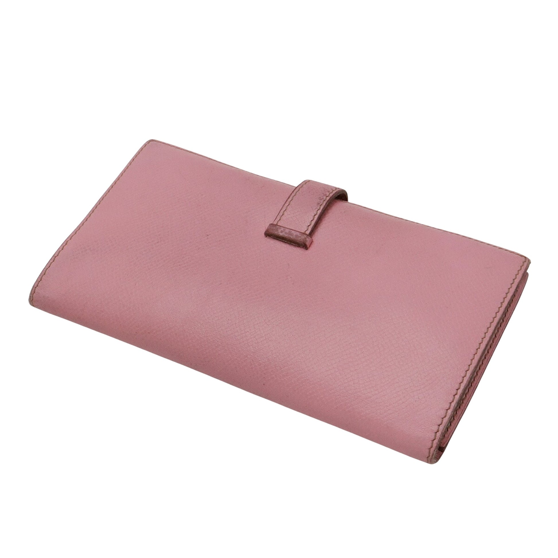 Hermès, Pink, Leather, wallet