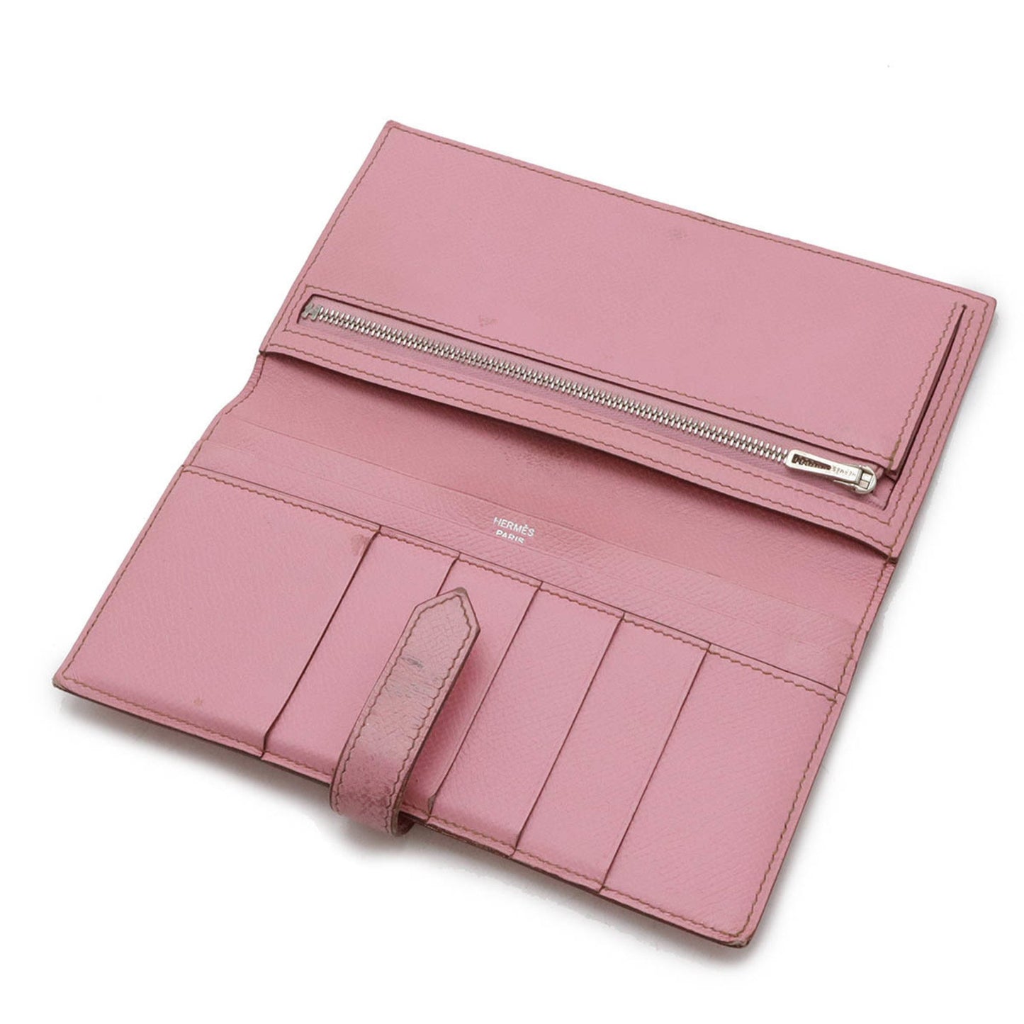 Hermès, Pink, Leather, wallet
