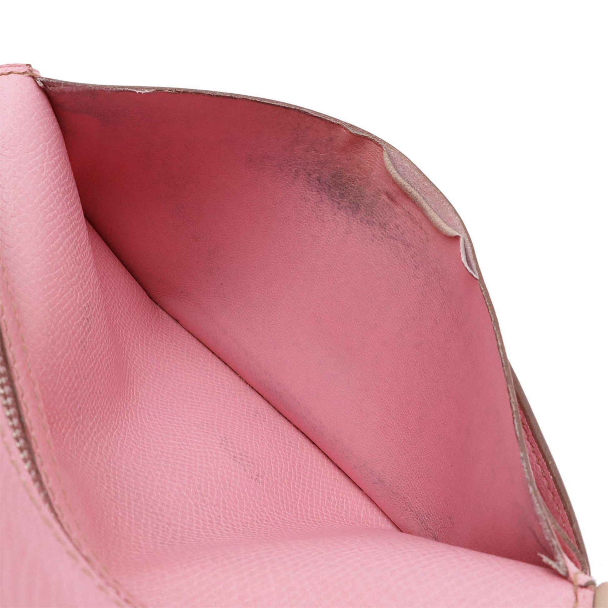 Hermès, Pink, Leather, wallet