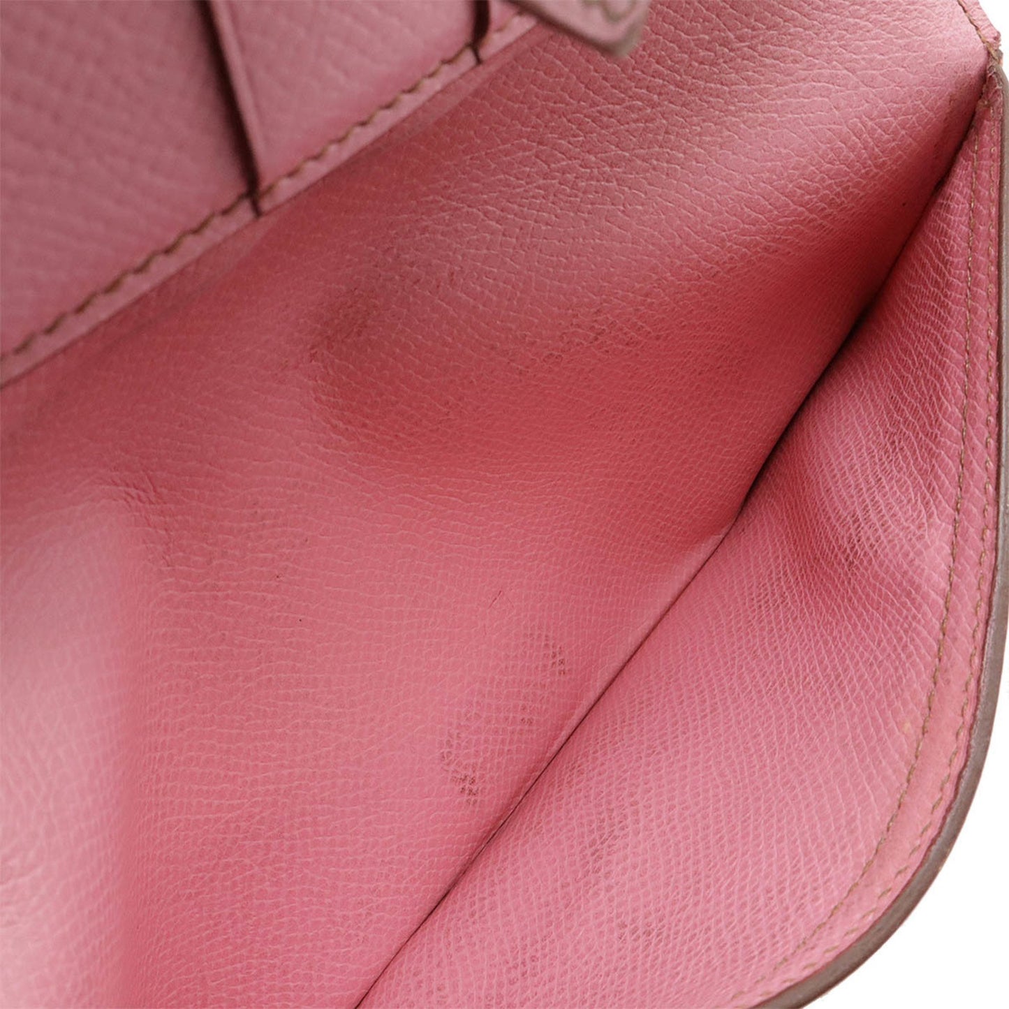 Hermès, Pink, Leather, wallet