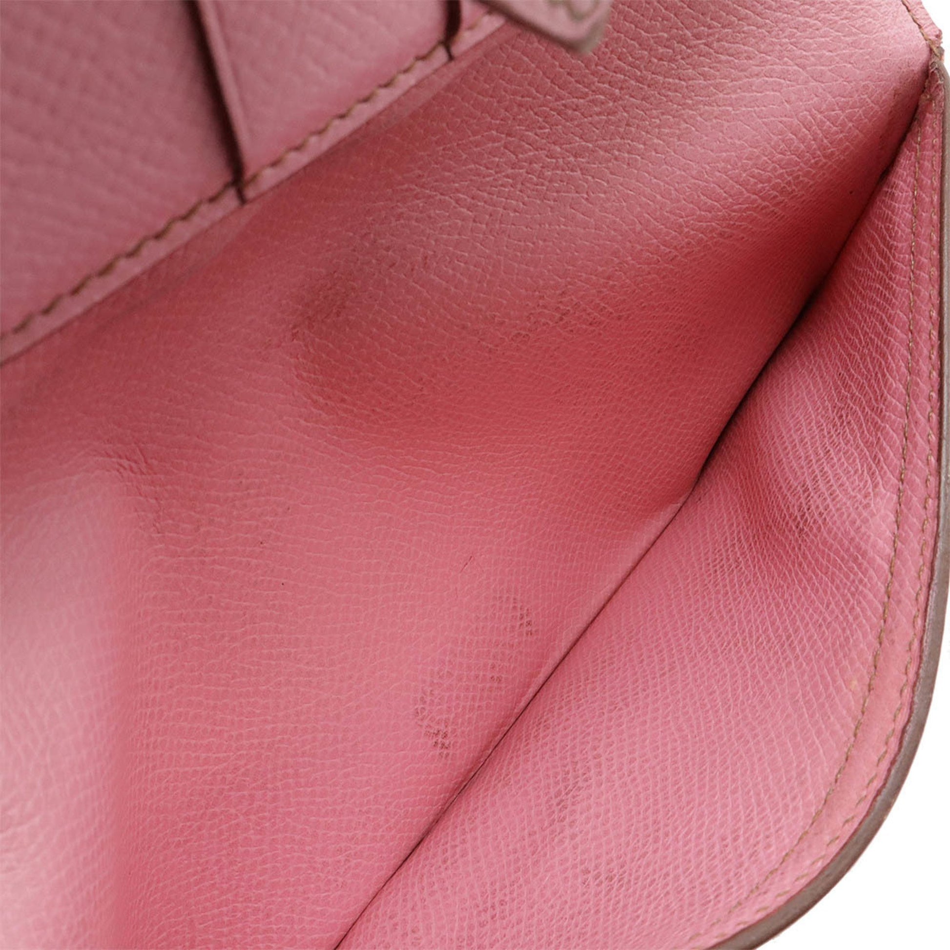 Hermès, Pink, Leather, wallet