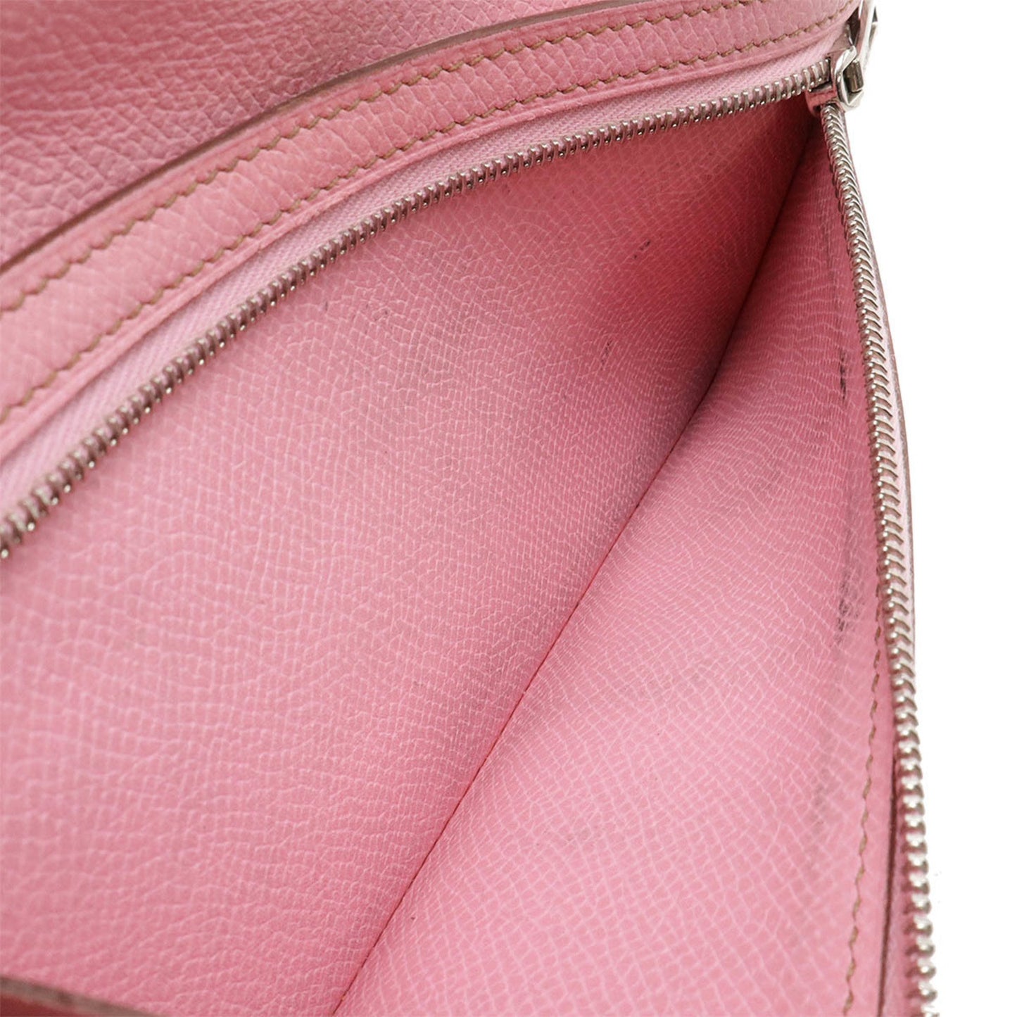 Hermès, Pink, Leather, wallet