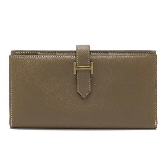 Hermès Béarn, Grey, Leather, wallet