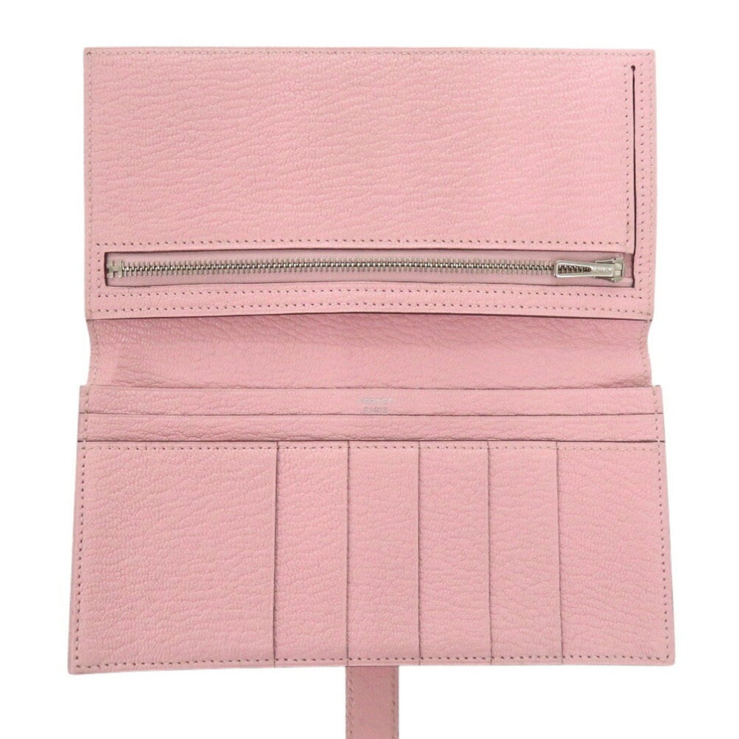 Hermès Béarn, Pink, Leather, wallet