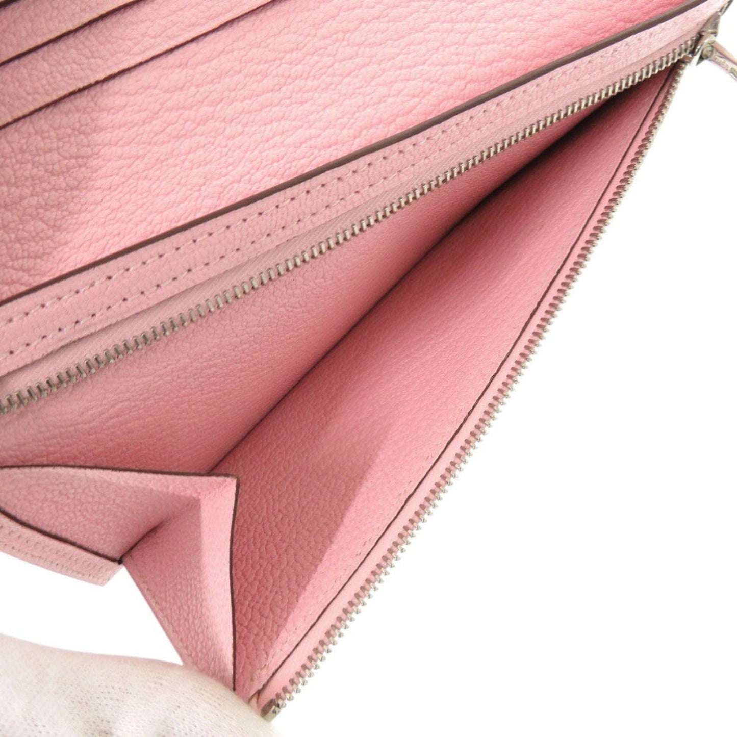 Hermès Béarn, Pink, Leather, wallet