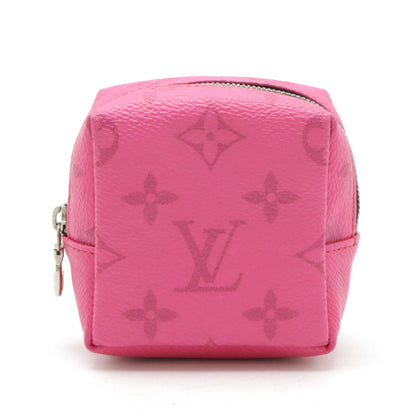 Louis Vuitton Porte clés, Pink, Leather, clutch