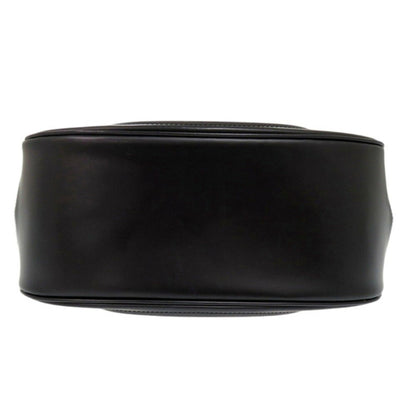 Louis Vuitton Montaigne, Black, Leather, handbag