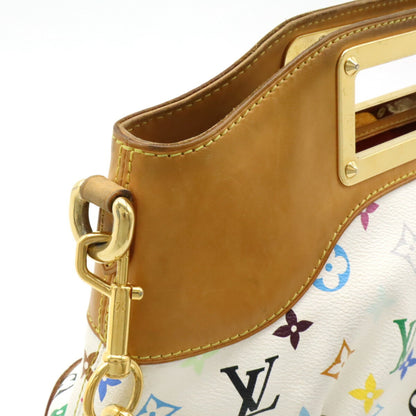 Louis Vuitton Judy, White, Canvas, travel