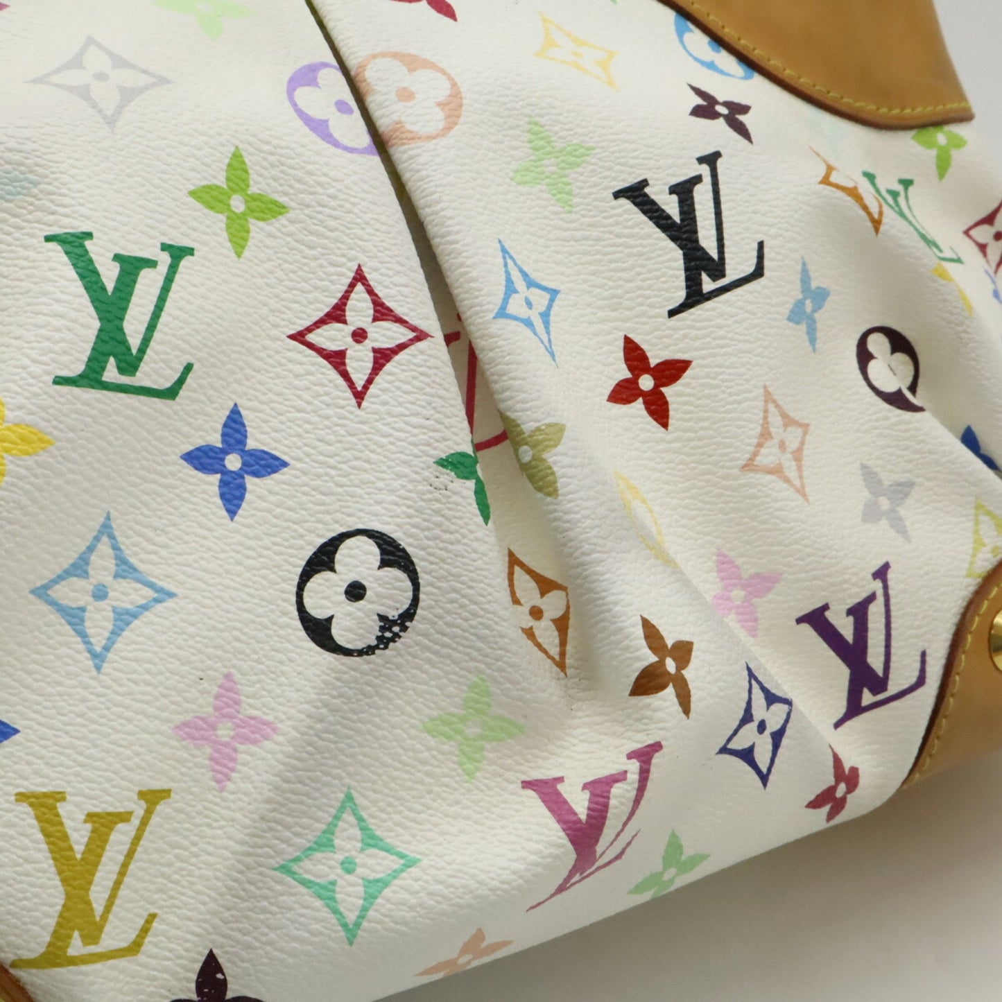 Louis Vuitton Judy, White, Canvas, travel