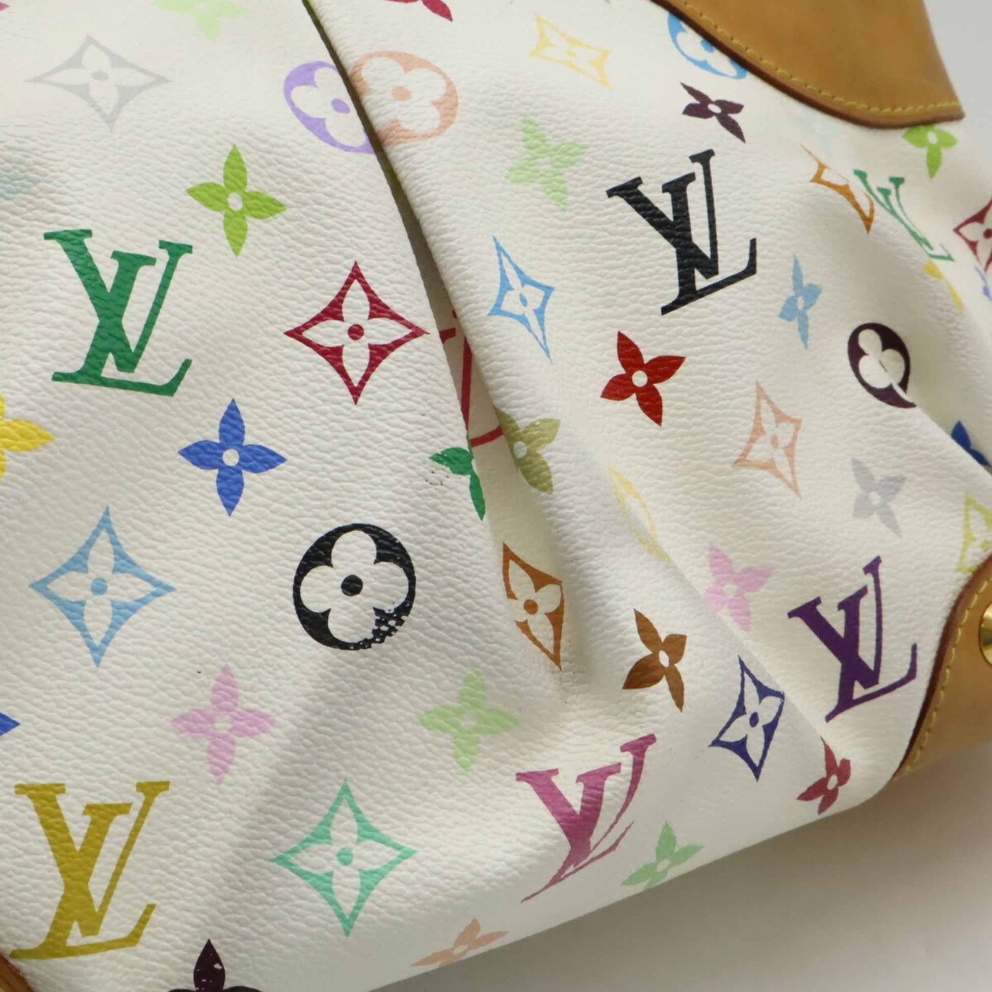 Louis Vuitton Judy, White, Canvas, travel