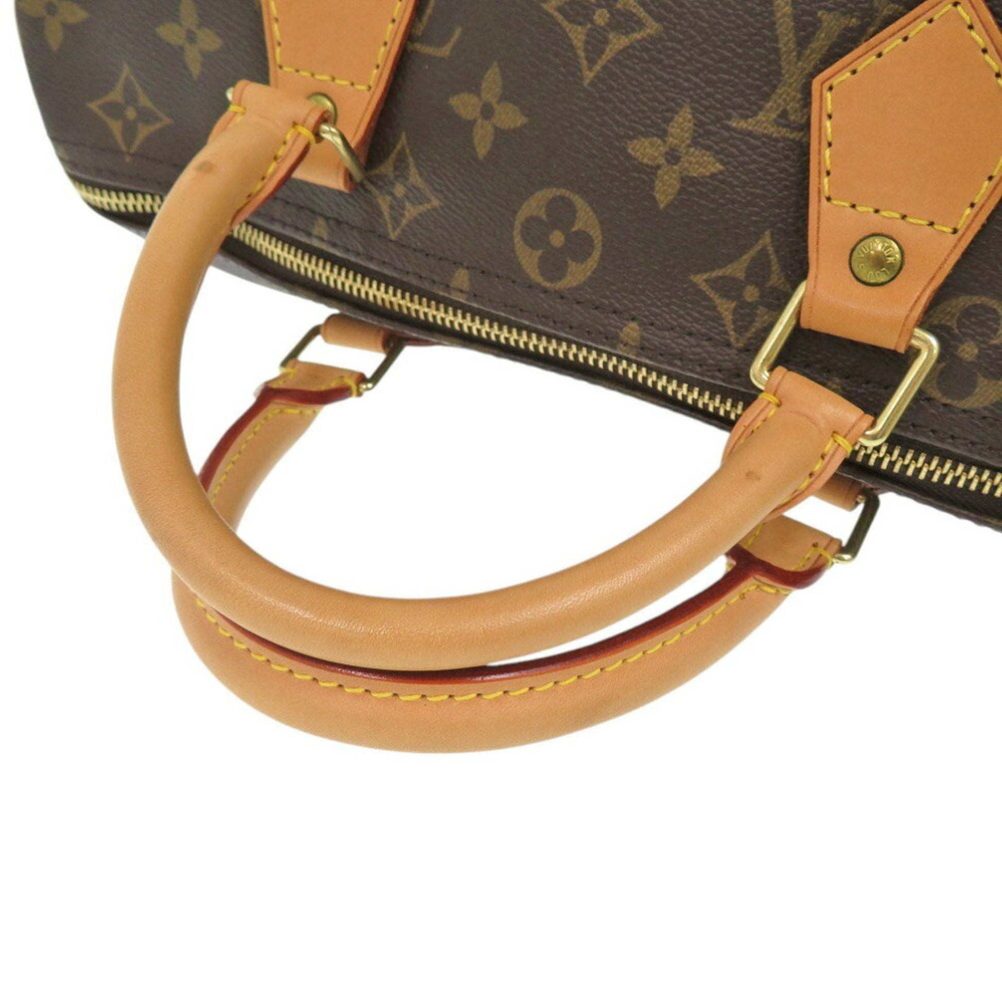 Louis Vuitton Speedy 30, Brown, Canvas, handbag