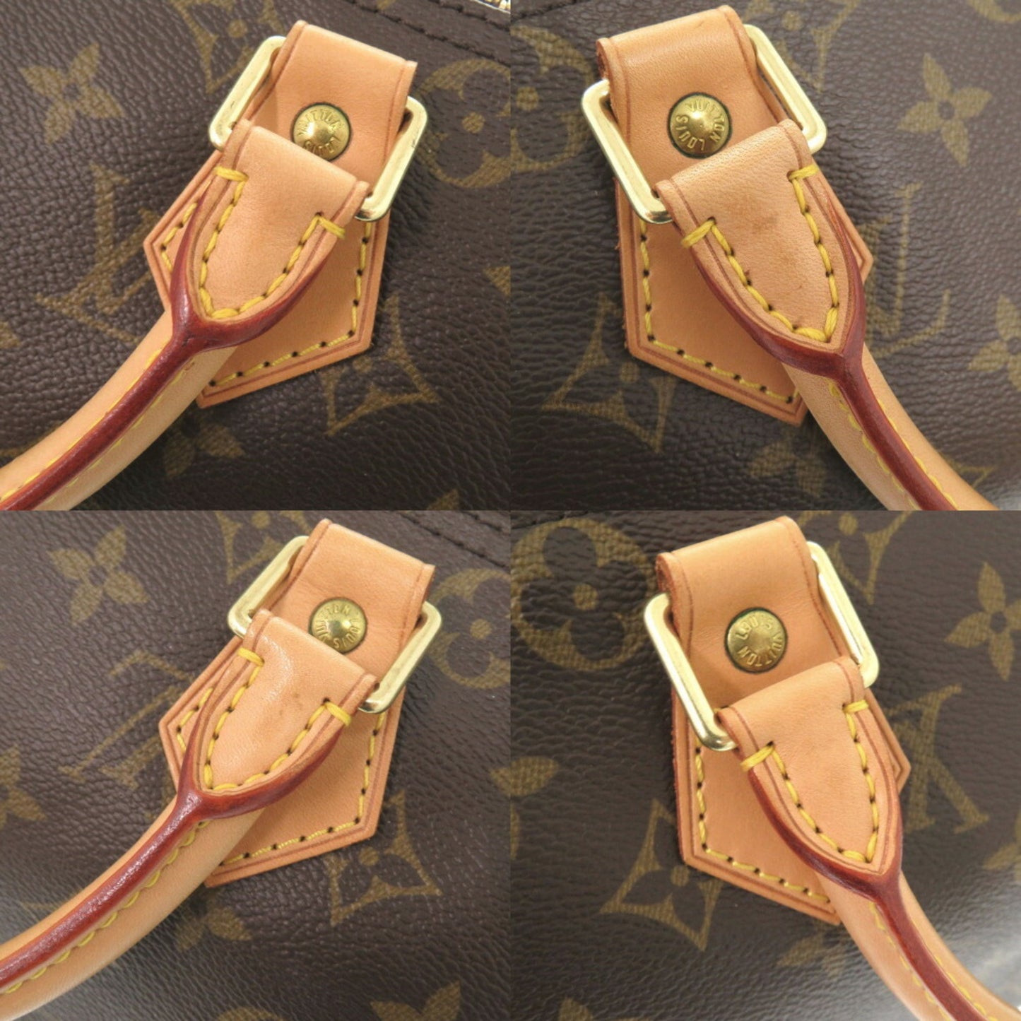 Louis Vuitton Speedy 30, Brown, Canvas, handbag