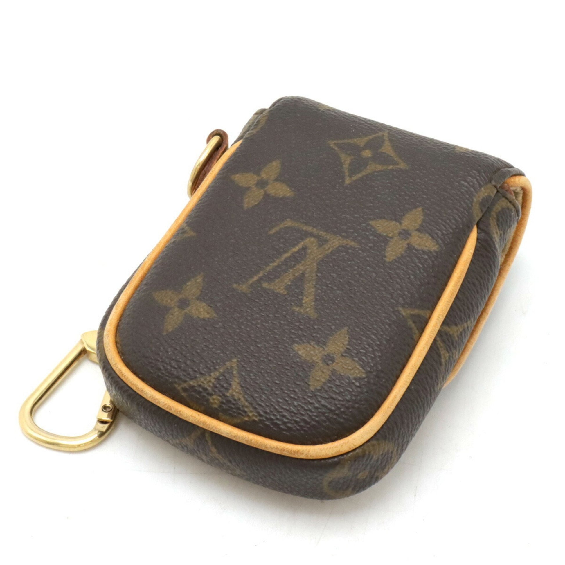 Louis Vuitton Tulum, Brown, Canvas, clutch