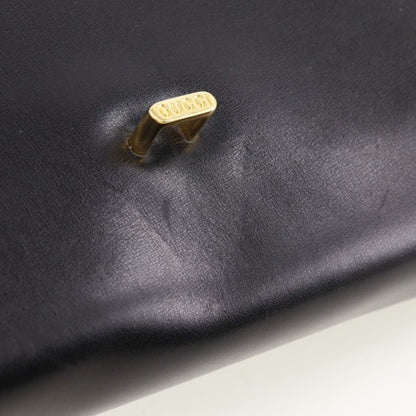 Gucci, Black, Leather, shoulder