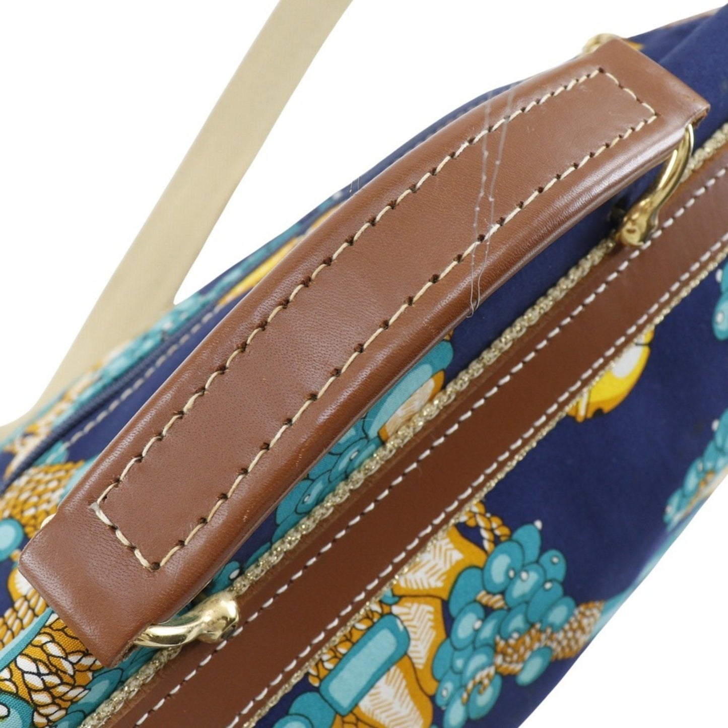 Loewe, Navy, Canvas, shoulder