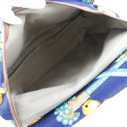 Loewe, Navy, Canvas, shoulder