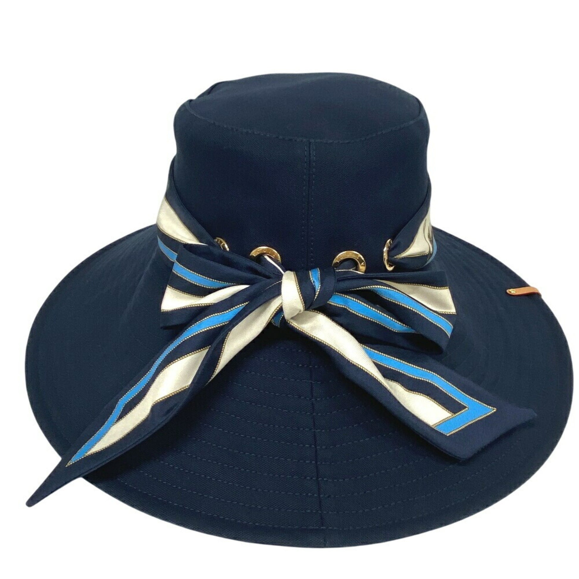 Louis Vuitton, Navy, Cotton, hat