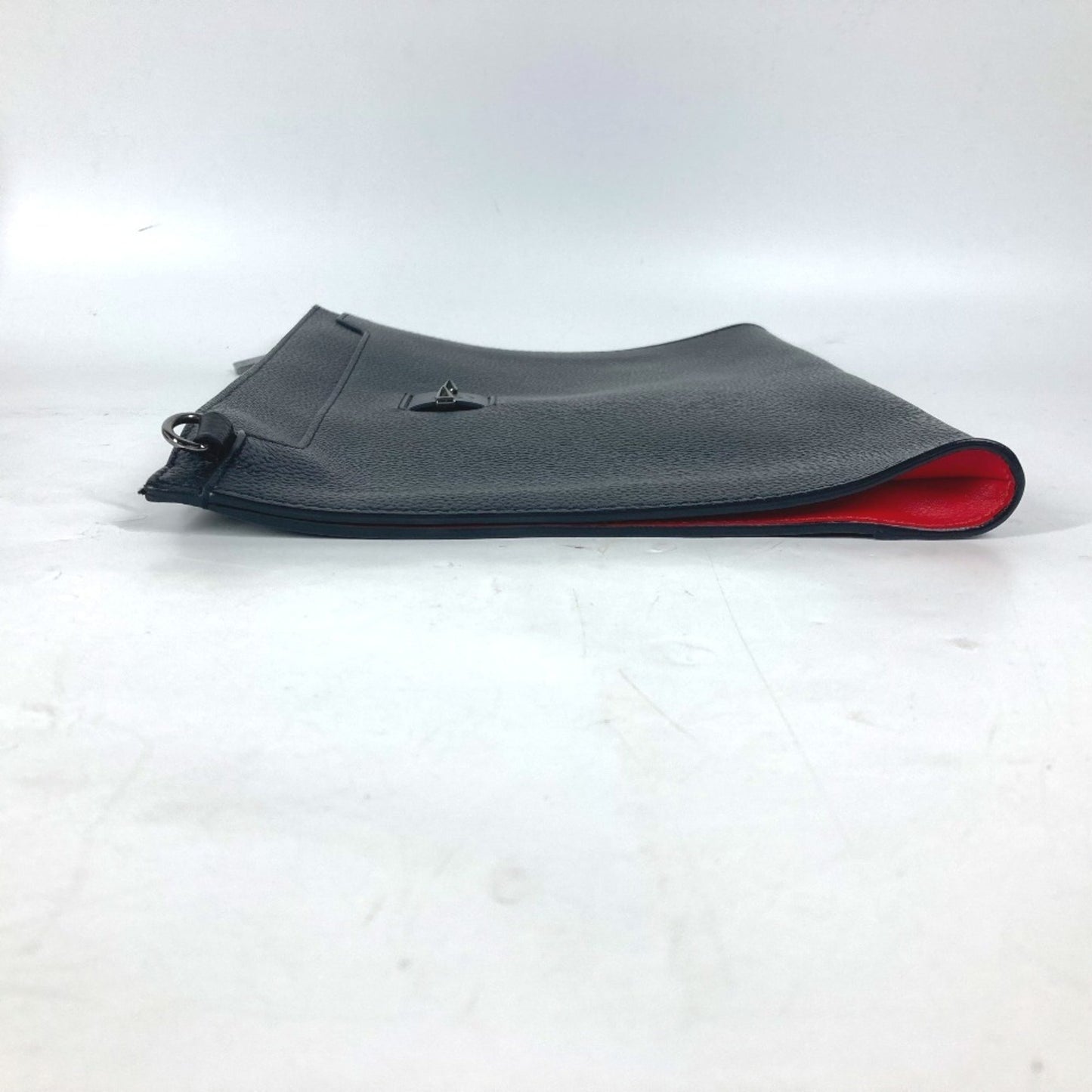 Christian Louboutin Sky Pouch, Black, Leather, clutch