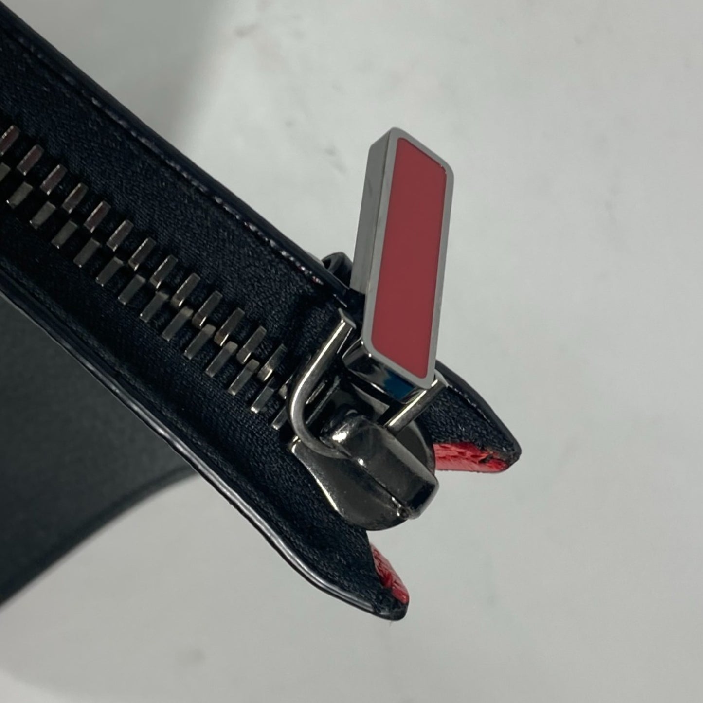 Christian Louboutin Sky Pouch, Black, Leather, clutch