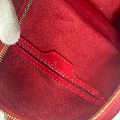 Louis Vuitton, Red, Leather, backpack