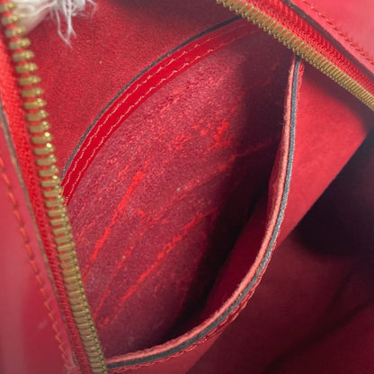 Louis Vuitton, Red, Leather, backpack