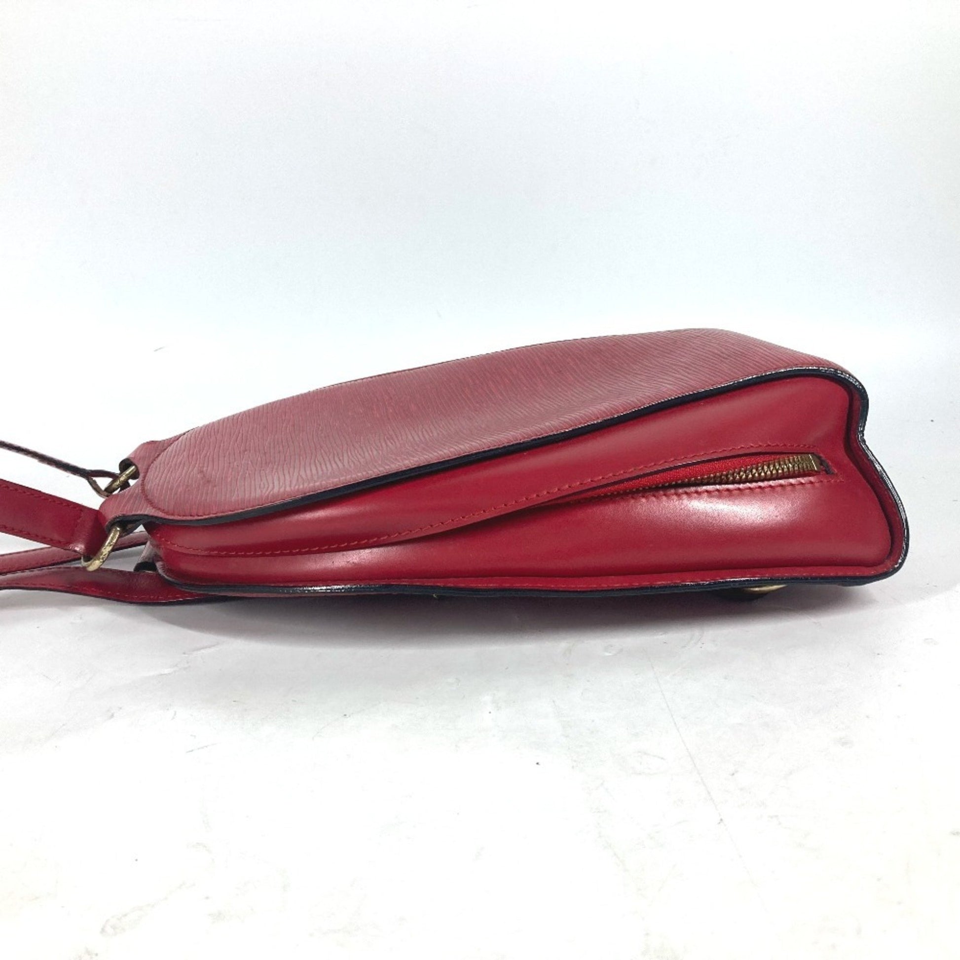 Louis Vuitton, Red, Leather, backpack