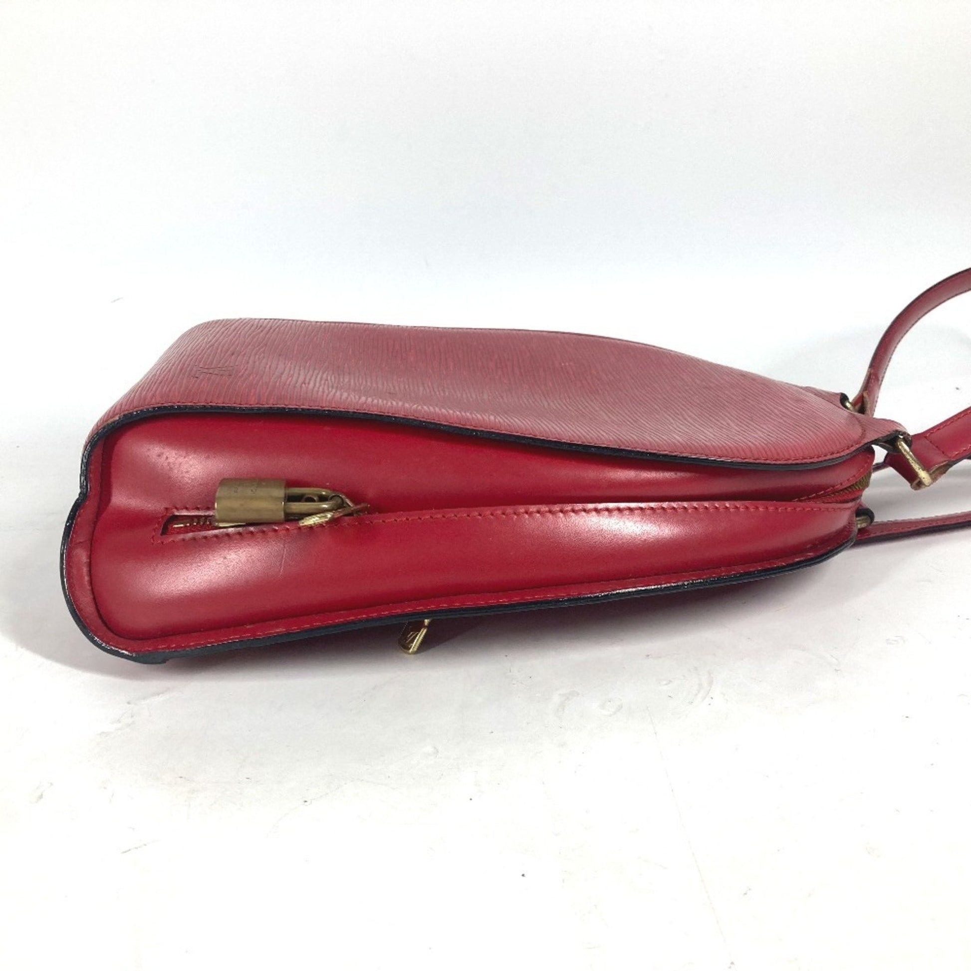 Louis Vuitton, Red, Leather, backpack