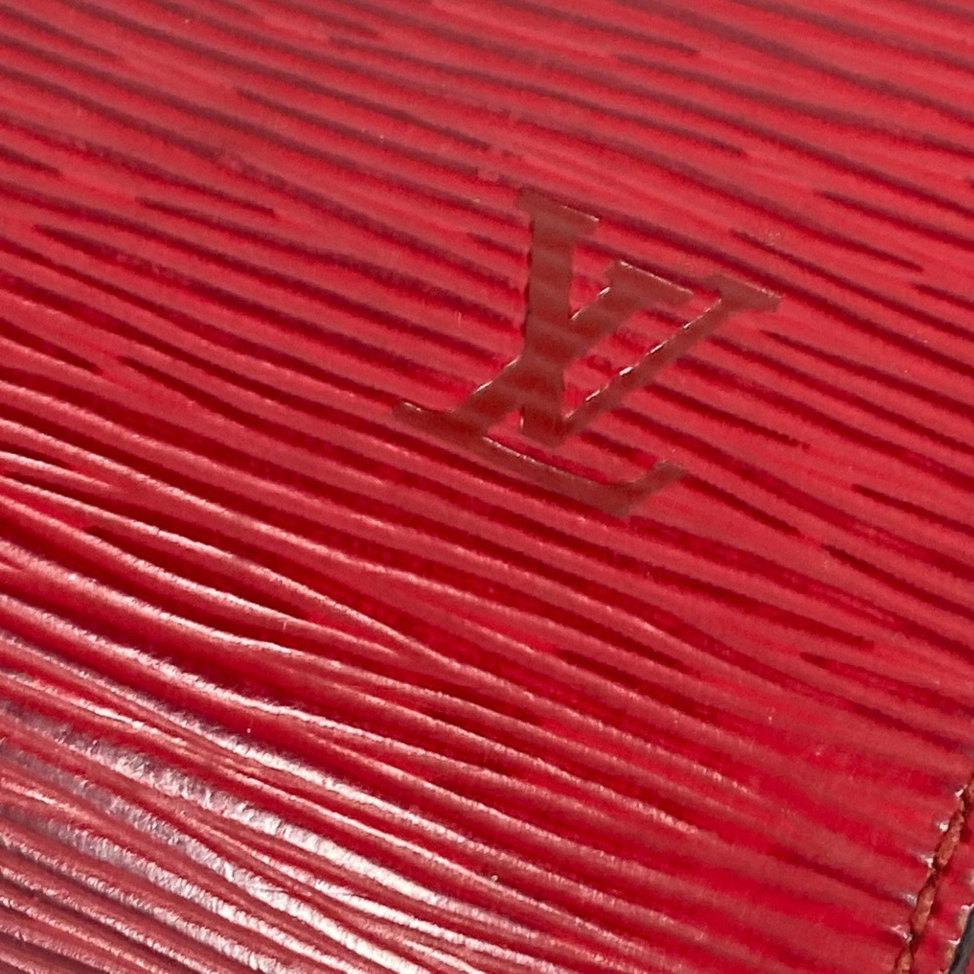 Louis Vuitton, Red, Leather, backpack