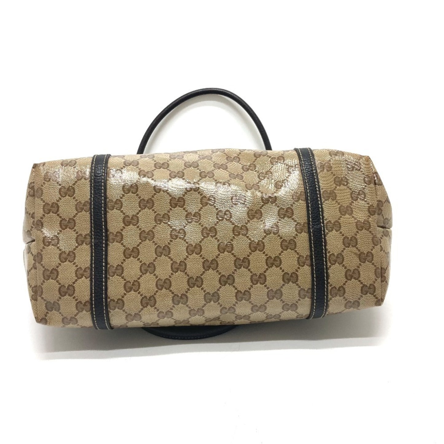 Gucci GG crystal, Brown, Canvas, tote