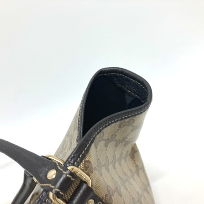 Gucci GG crystal, Brown, Canvas, tote