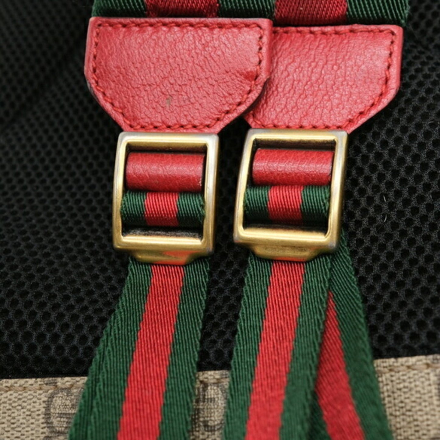 Gucci Bosco, Beige, Canvas, backpack