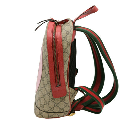 Gucci Bosco, Beige, Canvas, backpack