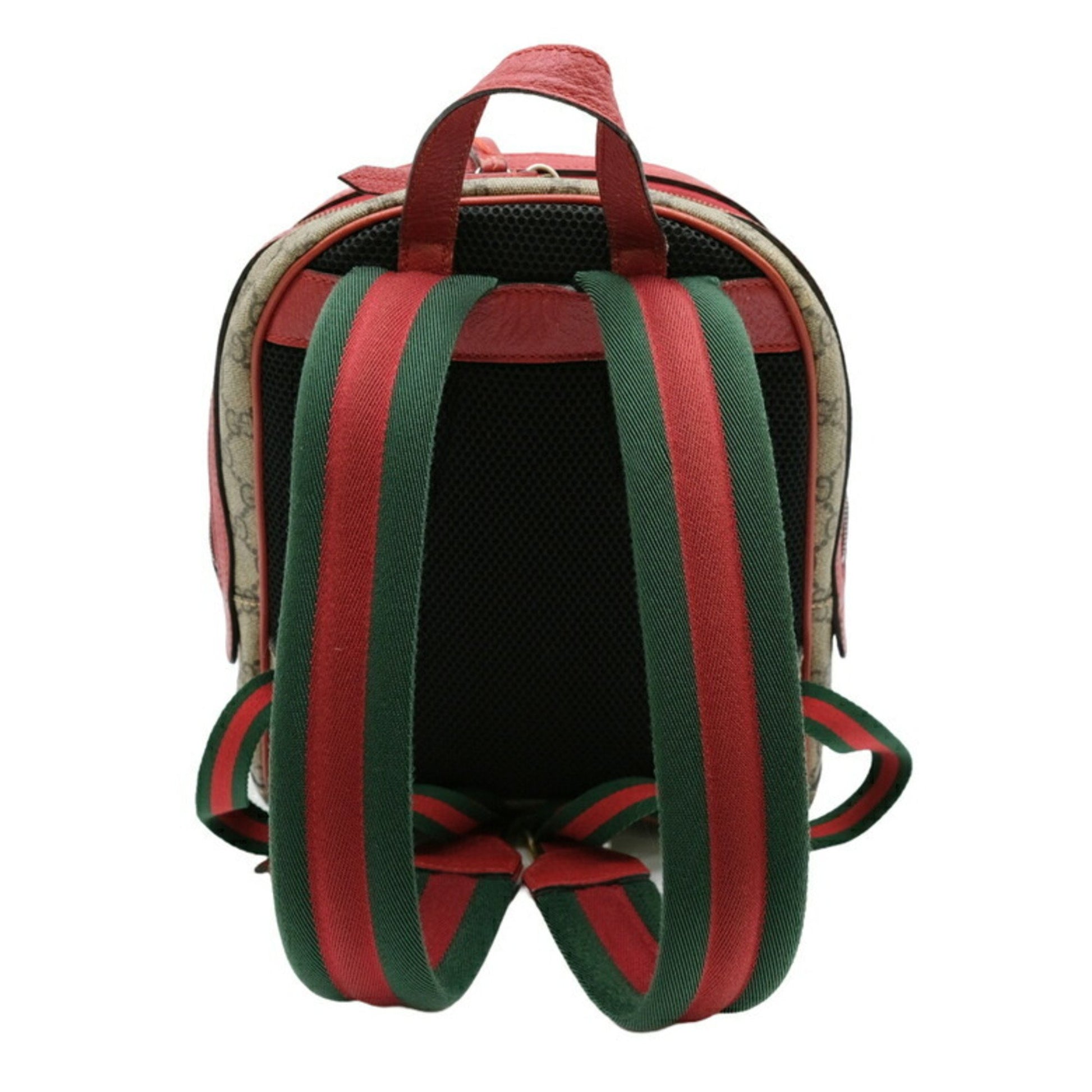 Gucci Bosco, Beige, Canvas, backpack