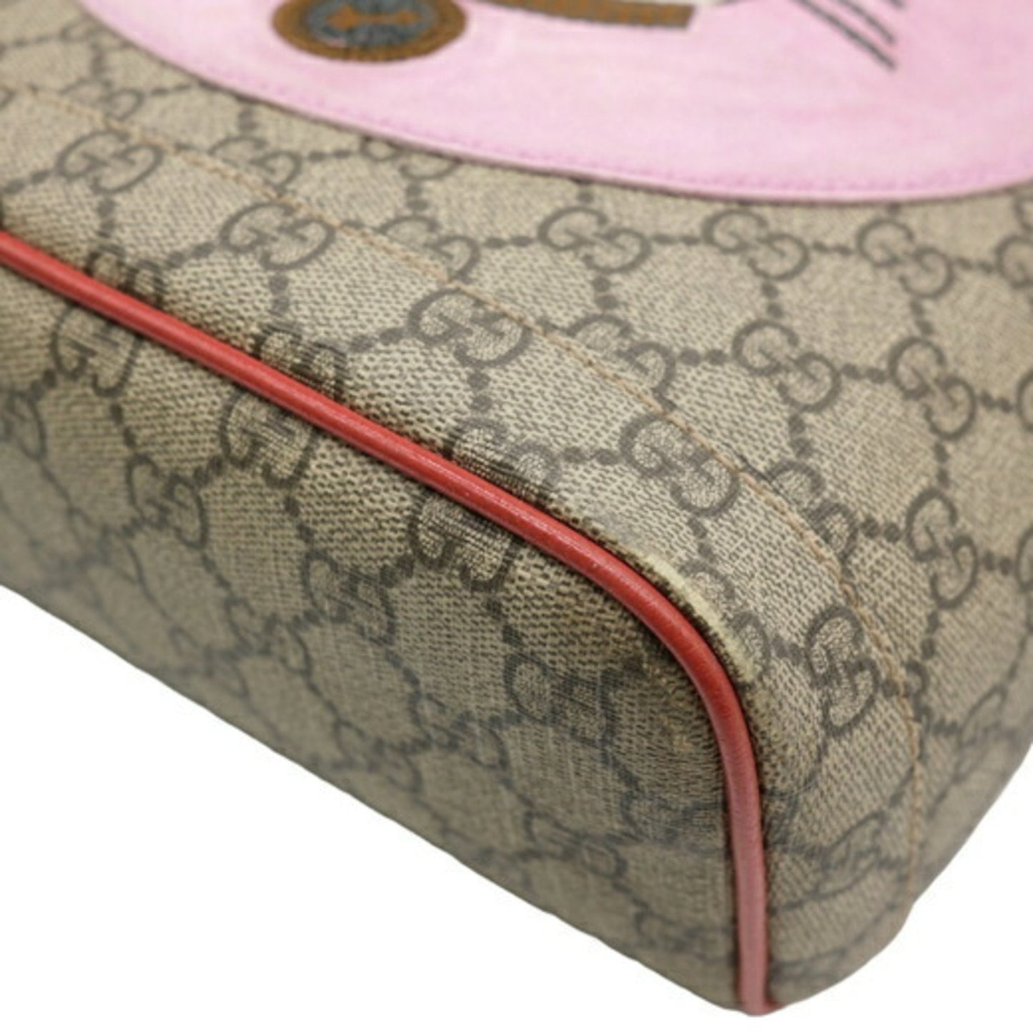 Gucci Bosco, Beige, Canvas, backpack