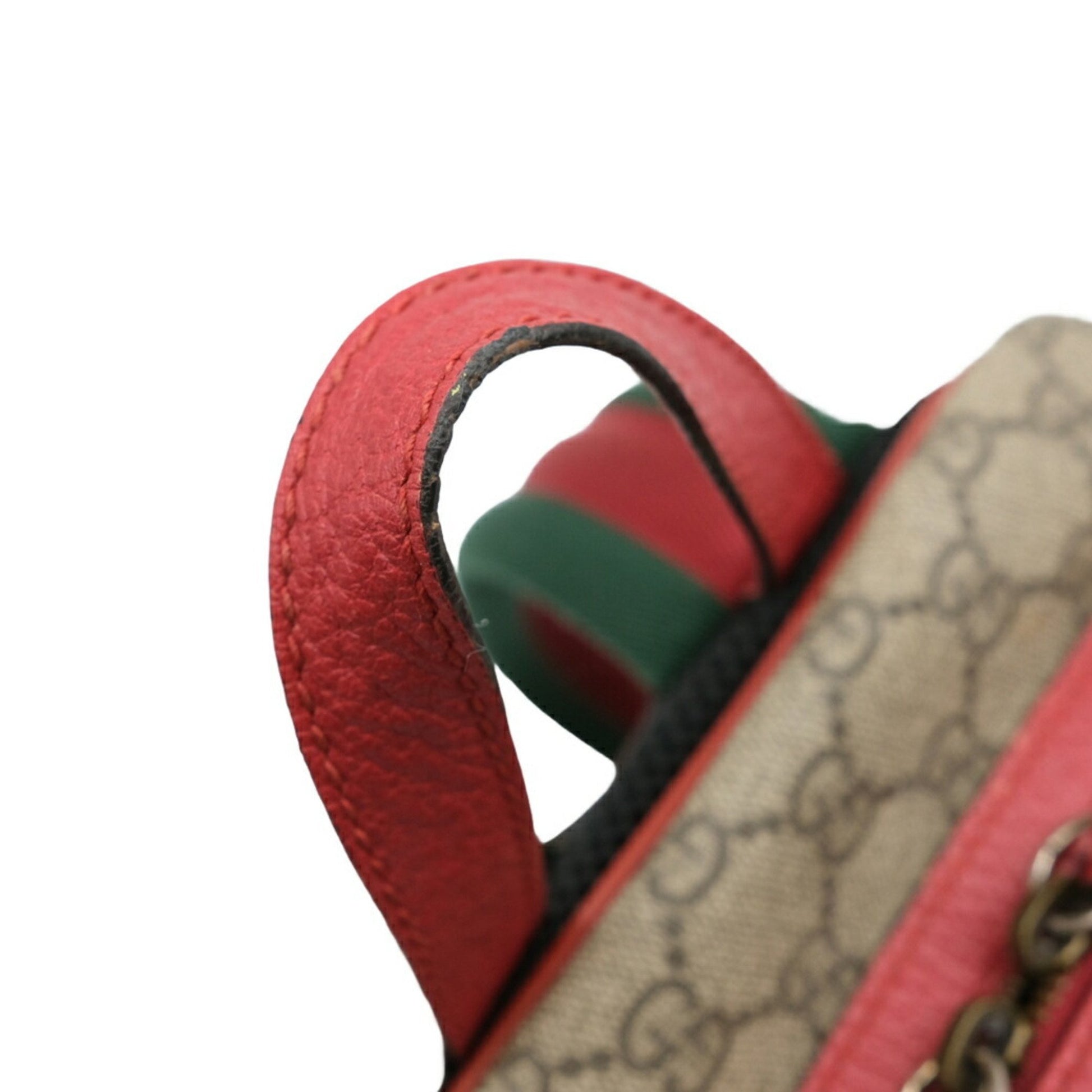 Gucci Bosco, Beige, Canvas, backpack