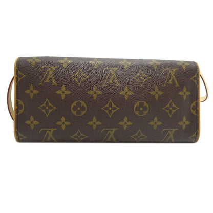 Louis Vuitton Twin, Brown, Canvas, shoulder