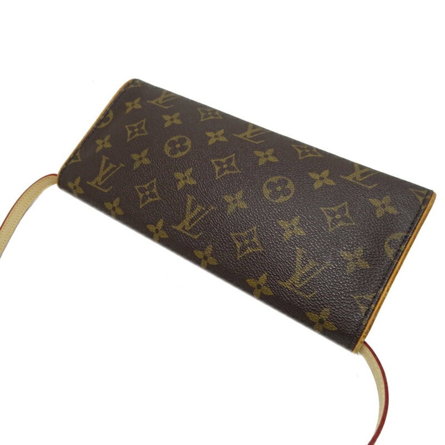Louis Vuitton Twin, Brown, Canvas, shoulder