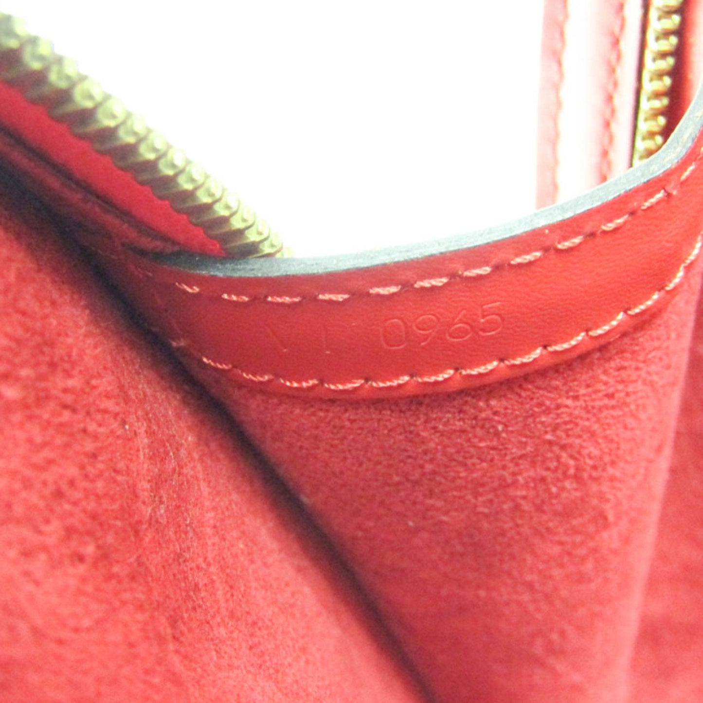 Louis Vuitton, Red, Leather, shopper