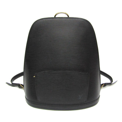 Louis Vuitton Gobelins, Black, Leather, backpack