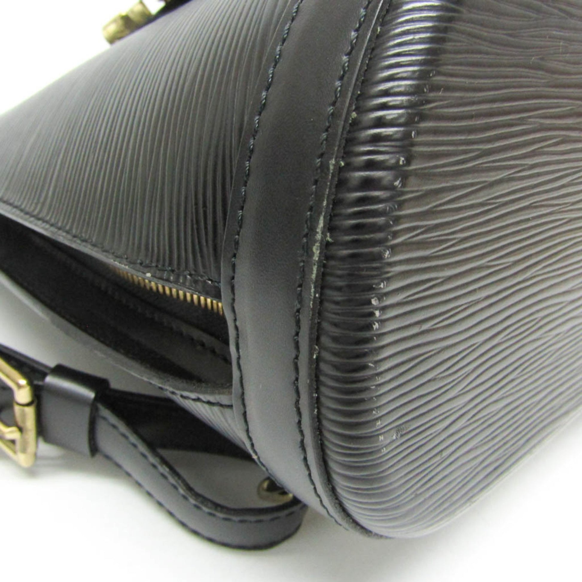 Louis Vuitton Gobelins, Black, Leather, backpack