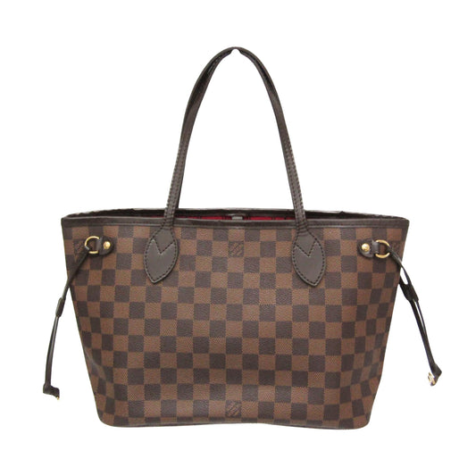 Louis Vuitton Neverfull PM, Brown, Canvas, tote